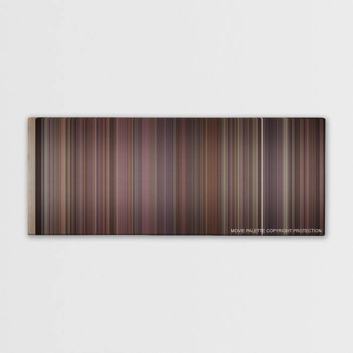 Rope color palette canvas print: thousands of thin vertical stripes of color