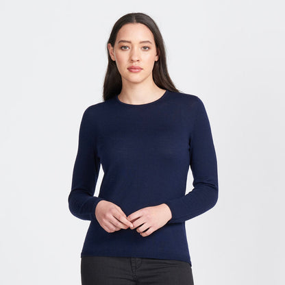 Royal Merino - 100% Merino Classic Crew (RM2050CR) Light Navy.