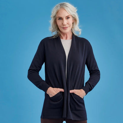 Royal Merino - Open Front Long Cardigan