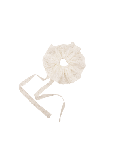 RUBY X EMMA JING SCRUNCHIE WHITE