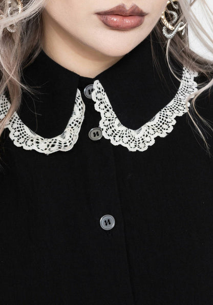Salem Collar Mini Smock Dress