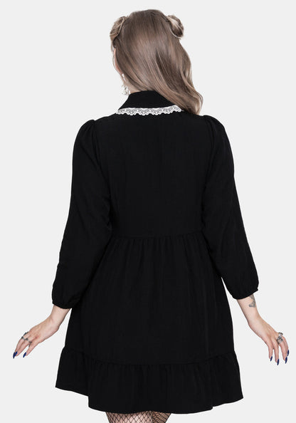 Salem Collar Mini Smock Dress