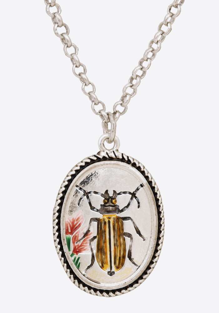 Sessile Bug Necklace - Silver