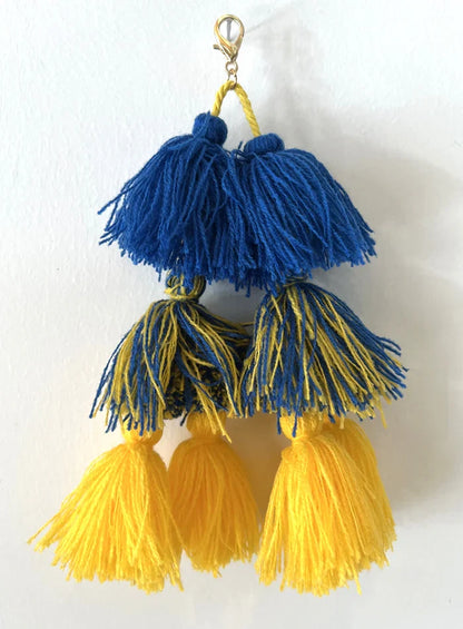 Sheer Gear Pom Pom Tassels