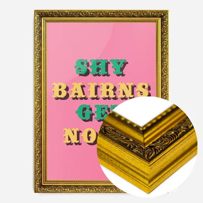 21x30cm | 8¼ x 11¾in / Gold Ornate Frame