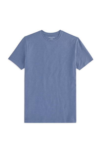 Front view of the Silver Crew Neck T-Shirt in Shooting Star