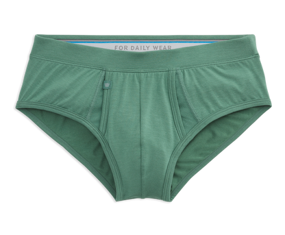 Wild Ivy | Front view of Silver HD Brief in Wild Ivy