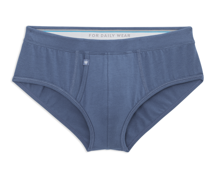Moonlighting | Front view of Silver HD Brief in Moonlighting