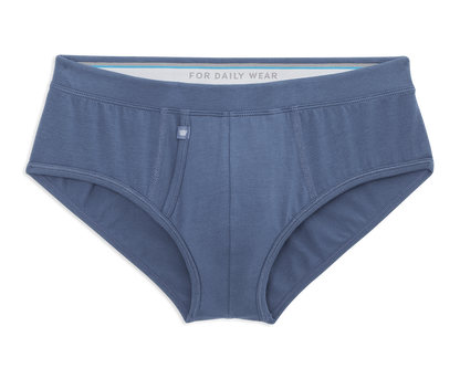 Moonlighting | Front view of Silver HD Brief in Moonlighting