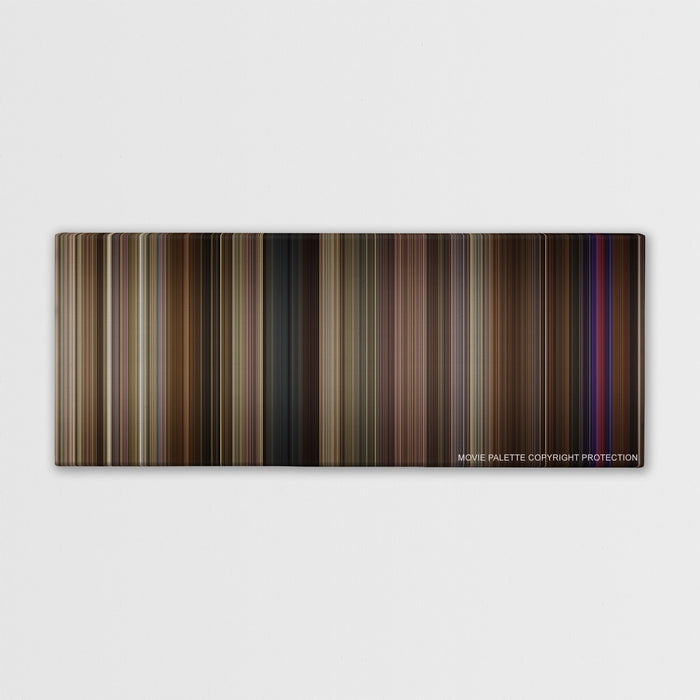 Silver Linings Playbook color palette canvas print: thousands of thin vertical stripes of color