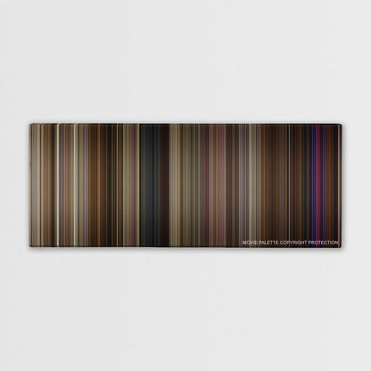 Silver Linings Playbook color palette canvas print: thousands of thin vertical stripes of color