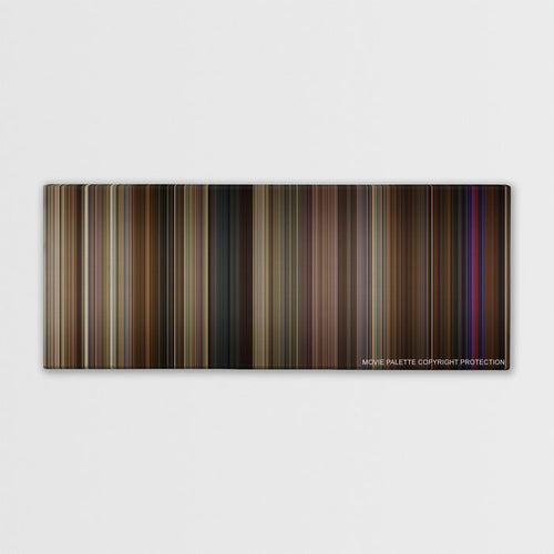 Silver Linings Playbook color palette canvas print: thousands of thin vertical stripes of color