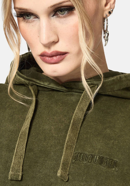 Sira Oversized Applique Patch Hoodie