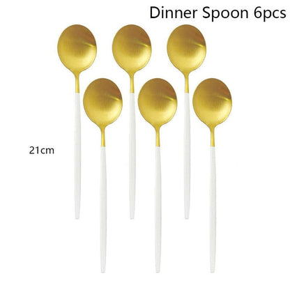 6Pcs Dinner Spoon