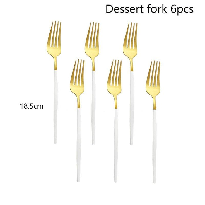 6Pcs Dessert Fork