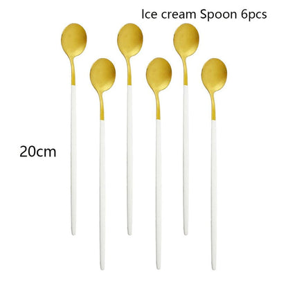 6Pcs Ice Cream Spoon