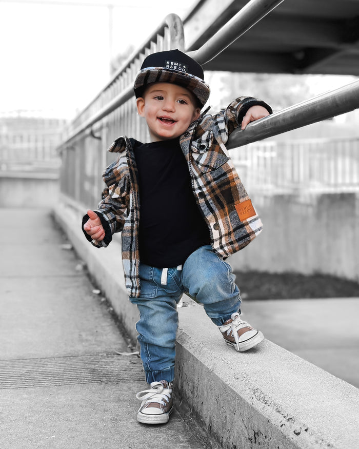 SNAPBACK - CARAMEL PLAID
