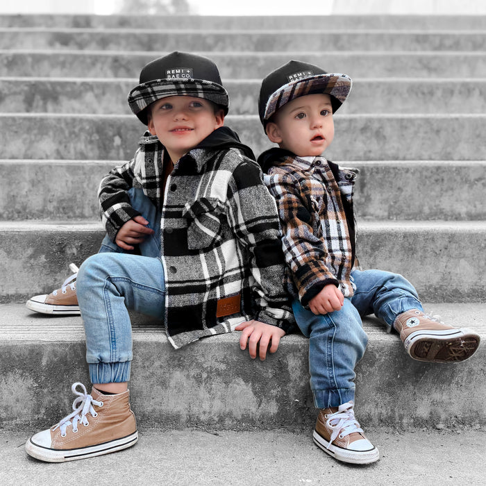 SNAPBACK - CARAMEL PLAID