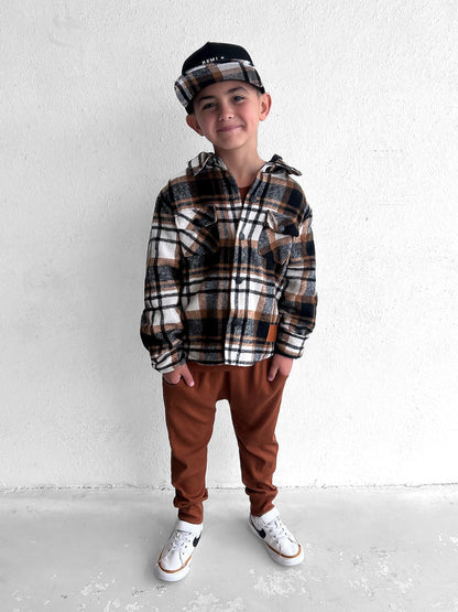 SNAPBACK - CARAMEL PLAID