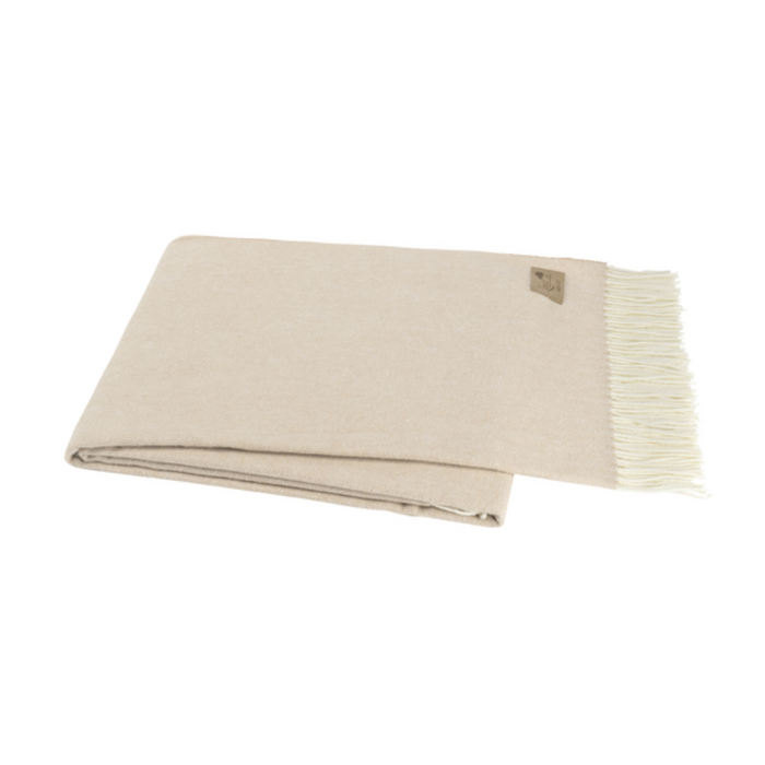 Soft Linen Herringbone Throw