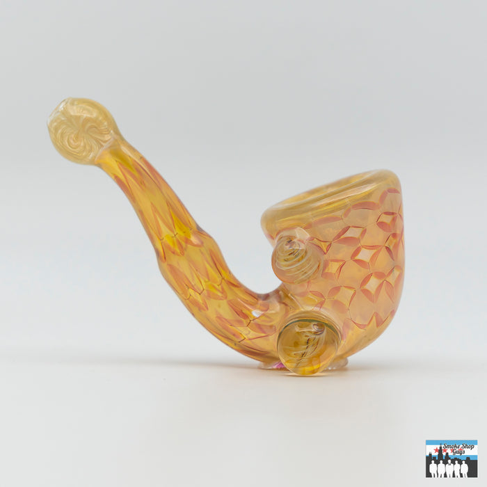 Color Changing Sherlock Pipe: Space Cricket Fumed, Classic Design, Ergonomic Grip, Timeless Style, Compact and Portable, Durable Build, Handcrafted for Longevity, Reliable Performance.