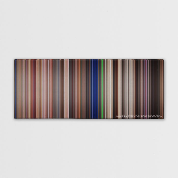 Starship Troopers color palette canvas print: thousands of thin vertical stripes of color