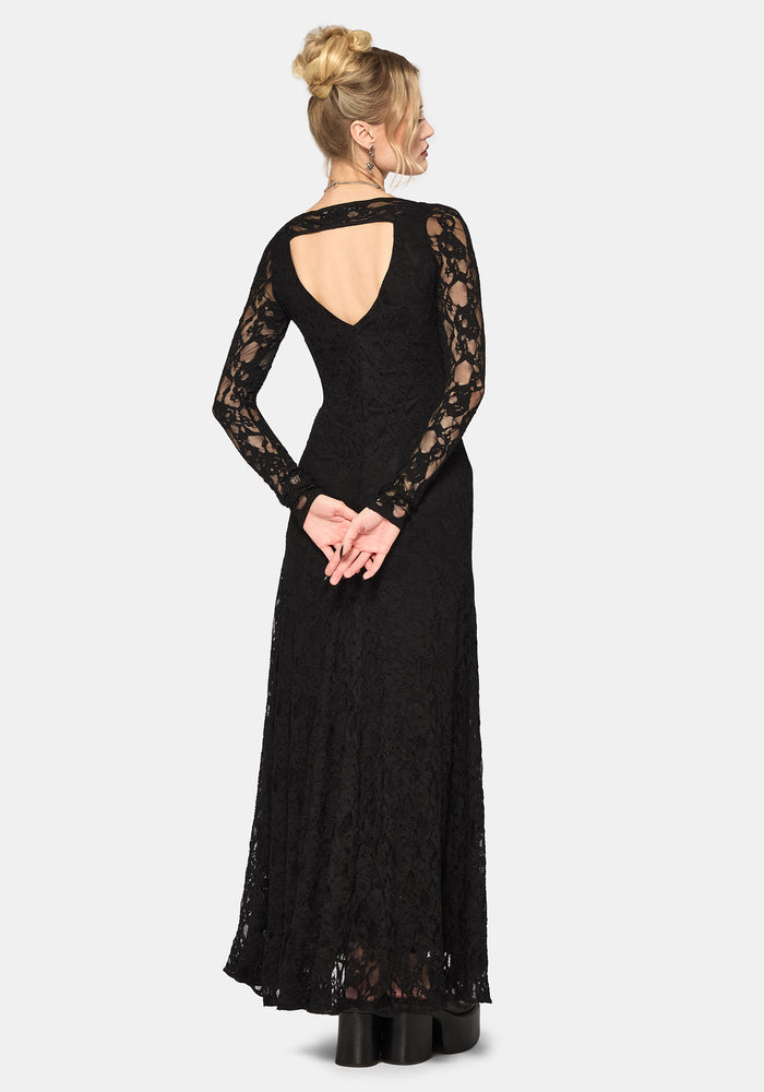 Stray Lace Long Sleeve Gown
