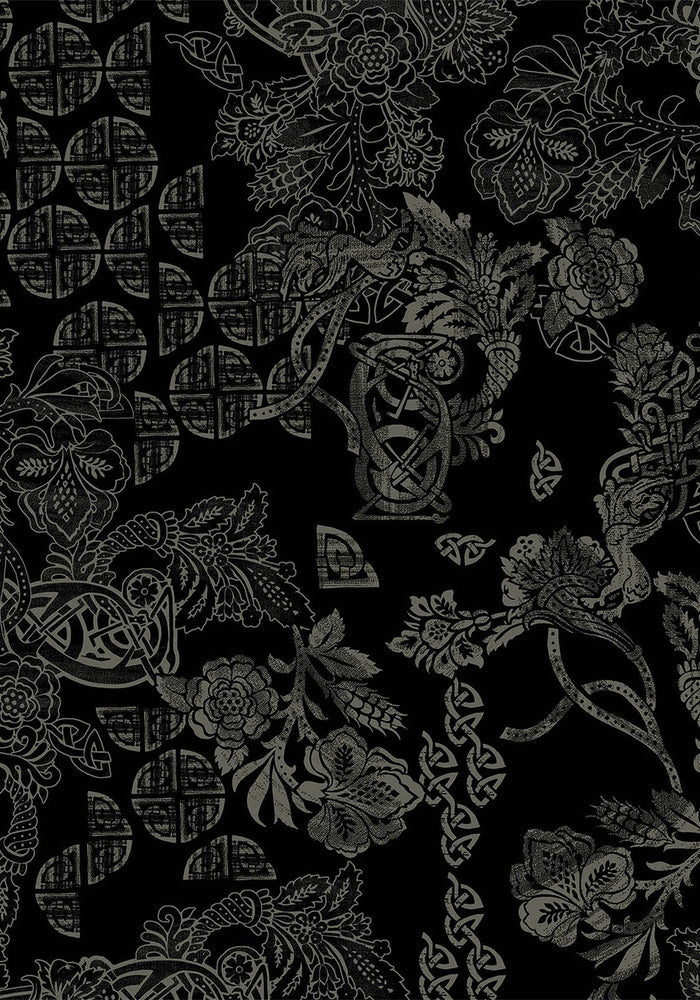 Surge Celtic Print Wrap Mini Dress