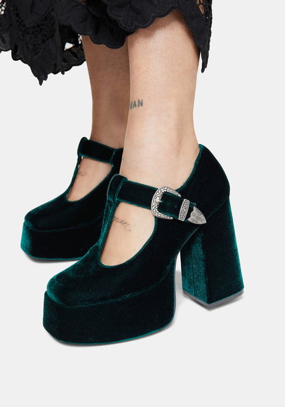 Sybil Velvet Mary Jane