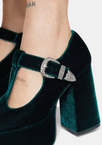 Sybil Velvet Mary Jane