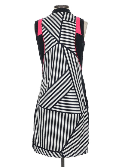 Tail Activewear Black & White Striped Sleeveless Golf Dress Size S MSP$110