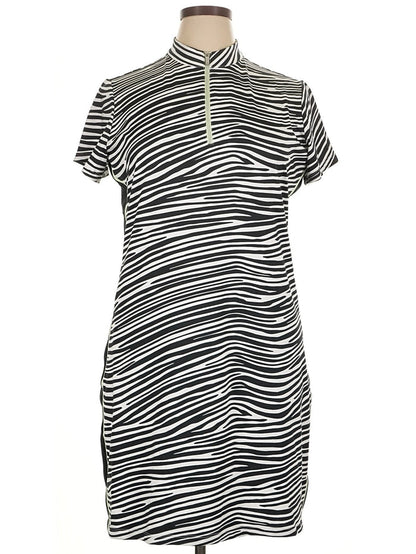 Tail Activewear Black & White Zebra Print Golf Dress Size XL