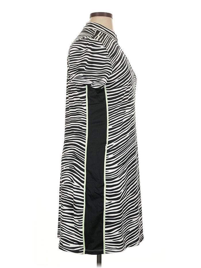 Tail Activewear Black & White Zebra Print Golf Dress Size XL