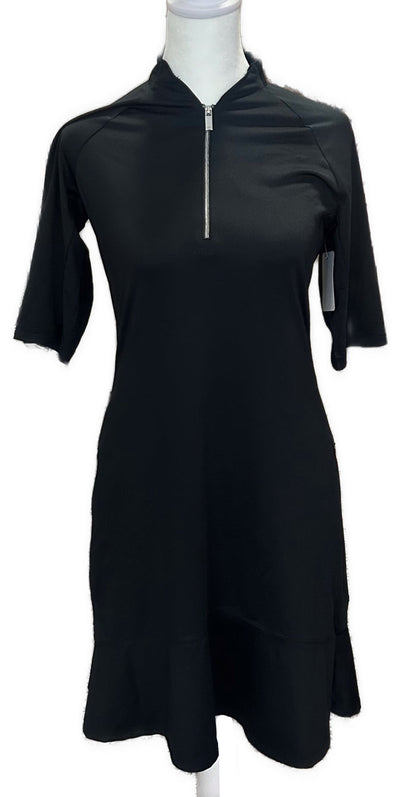 Tail White Label Women's Black Short Sleeve Golf Dress Size XS