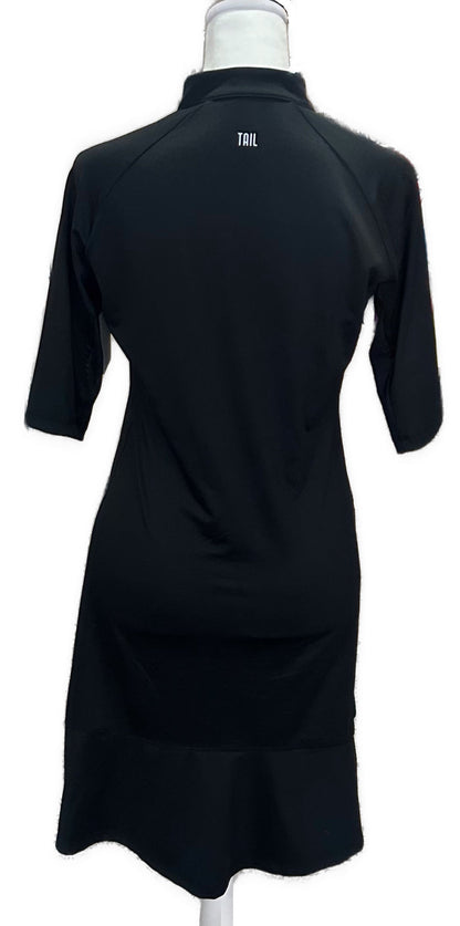 Tail White Label Women's Black Short Sleeve Golf Dress Size XS