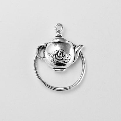 Teapot Charm/Glasses Holder