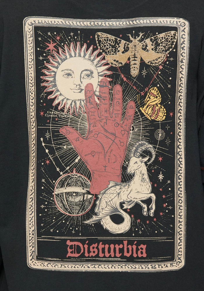 Temperance Tarot Graphic Long Sleeve Tee Dress