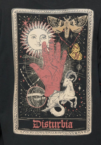 Temperance Tarot Graphic Long Sleeve Tee Dress