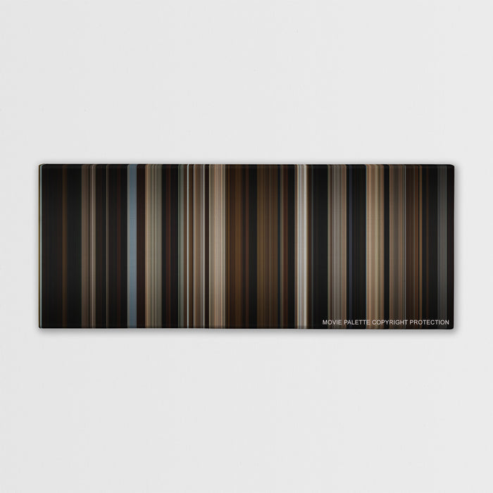 The Big Sick color palette canvas print: thousands of thin vertical stripes of color