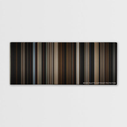 The Big Sick color palette canvas print: thousands of thin vertical stripes of color