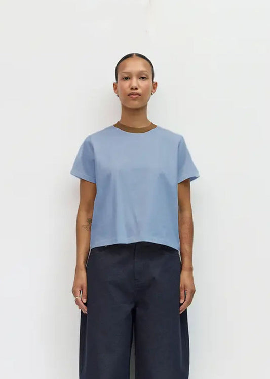 The Chloe Top - Blue Brown