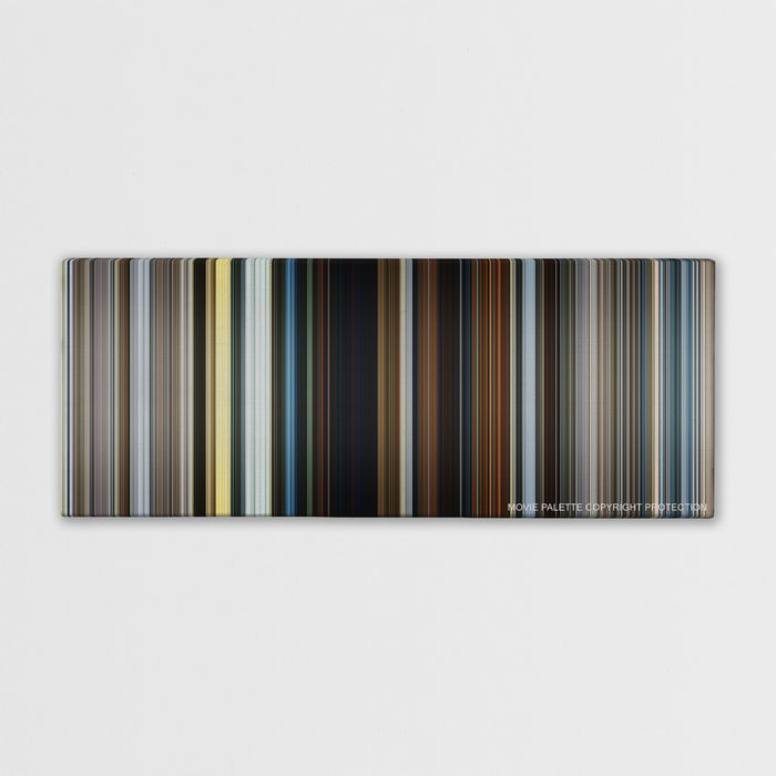 The Dark Tower color palette canvas print: thousands of thin vertical stripes of color