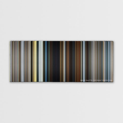 The Dark Tower color palette canvas print: thousands of thin vertical stripes of color