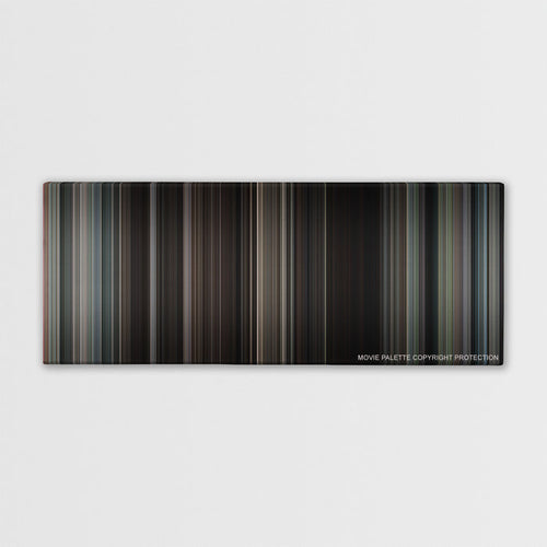 The Great Escape color palette canvas print: thousands of thin vertical stripes of color