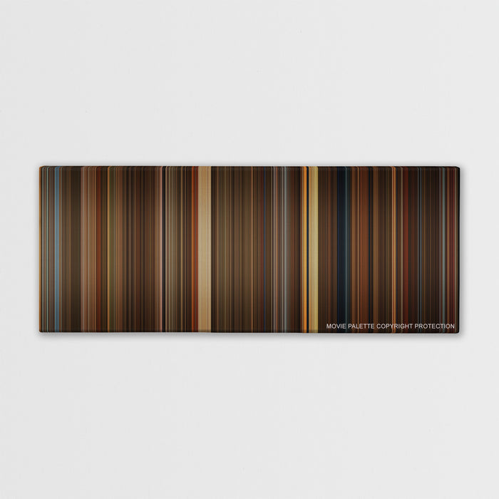 The Green Mile color palette canvas print: thousands of thin vertical stripes of color