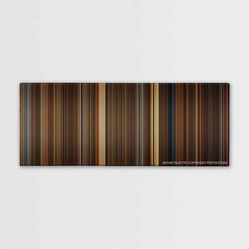 The Green Mile color palette canvas print: thousands of thin vertical stripes of color
