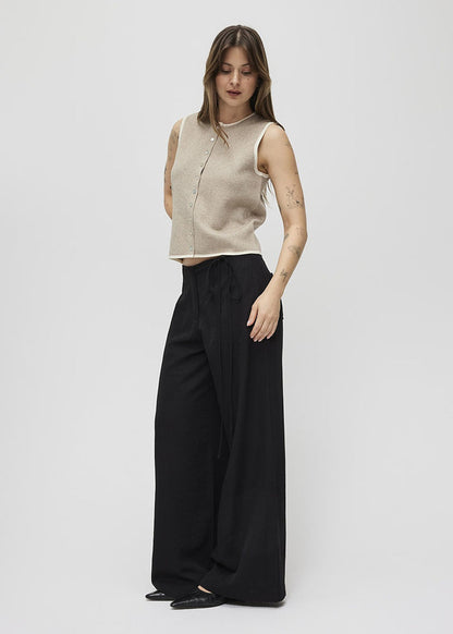 The Lisa Top - Oatmeal & Cream