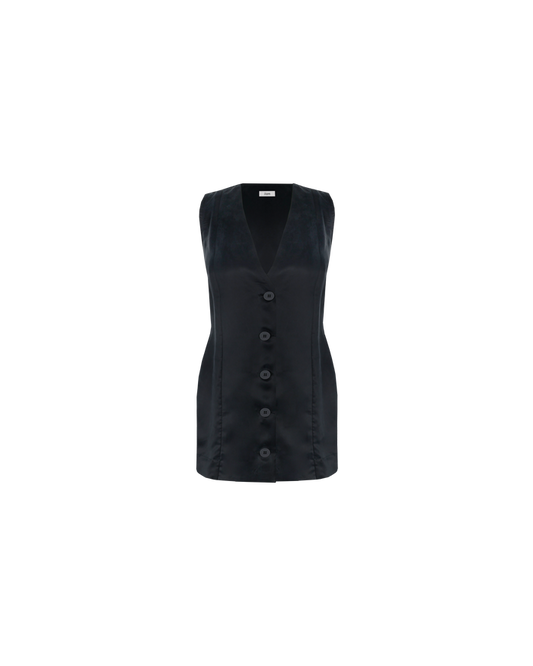 THELMA VEST BLACK