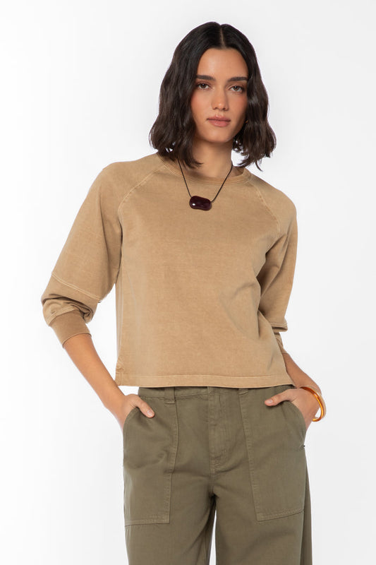 Tinsley Brown Crew Neck Sweatshirt