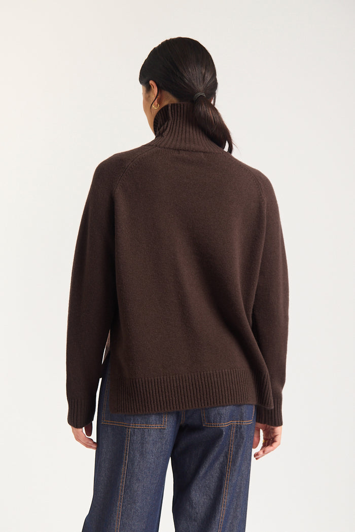 Toastie Merino Cashmere Polo In Contemplation